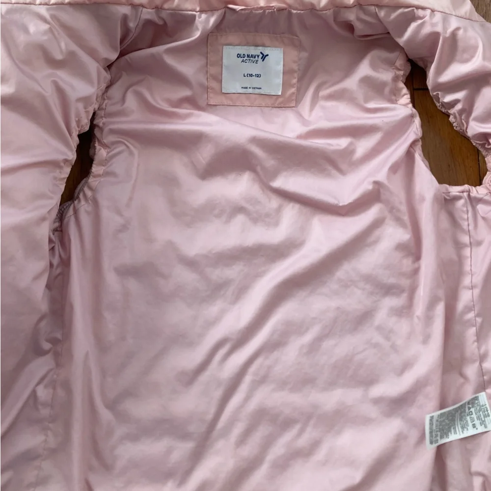 GAP Kids Mauve and Light Pink Puffer Jacket & Vest Set